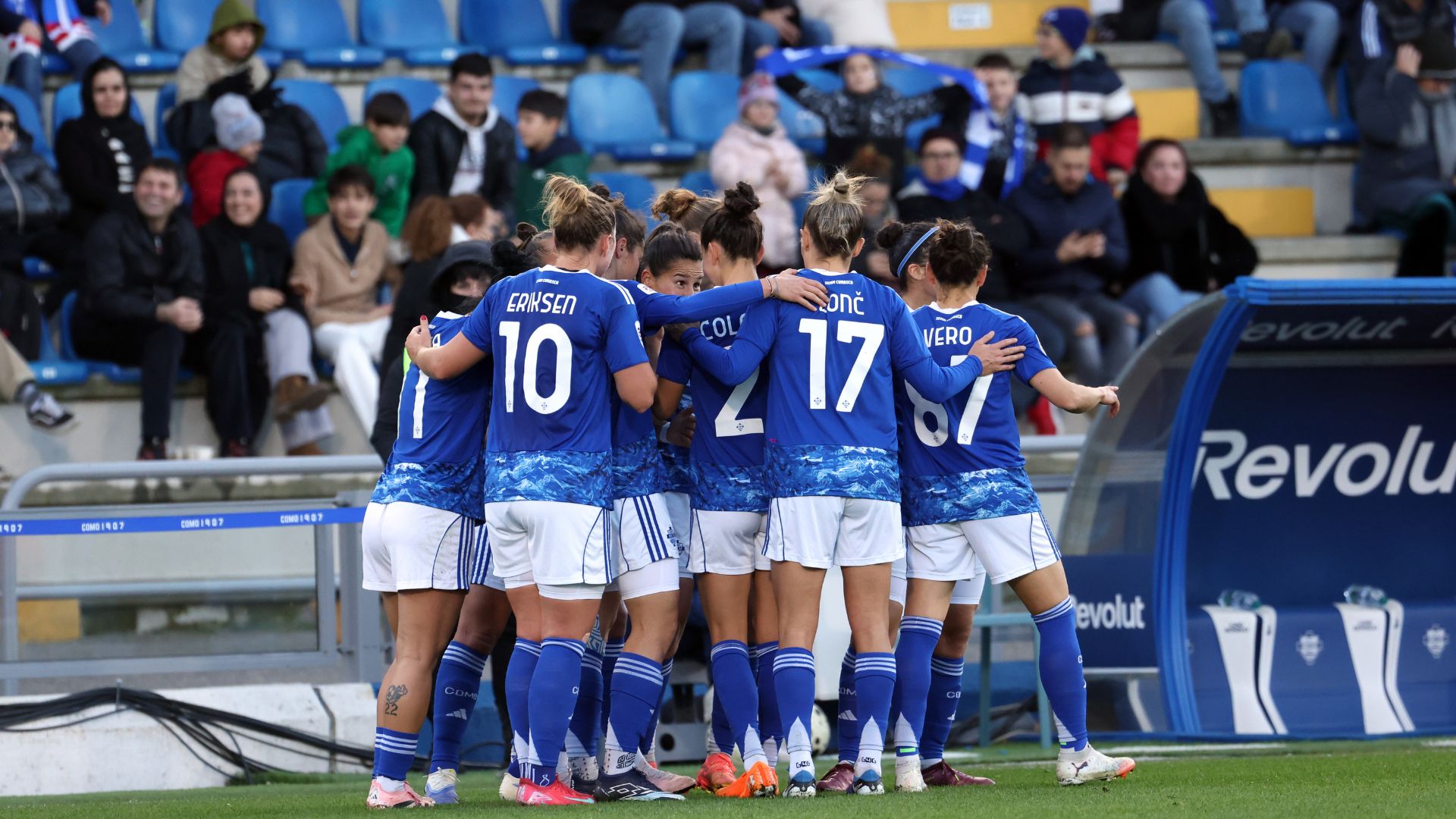 The Biancoblu Return to Sinigaglia This Easter Weekend - Como 1907